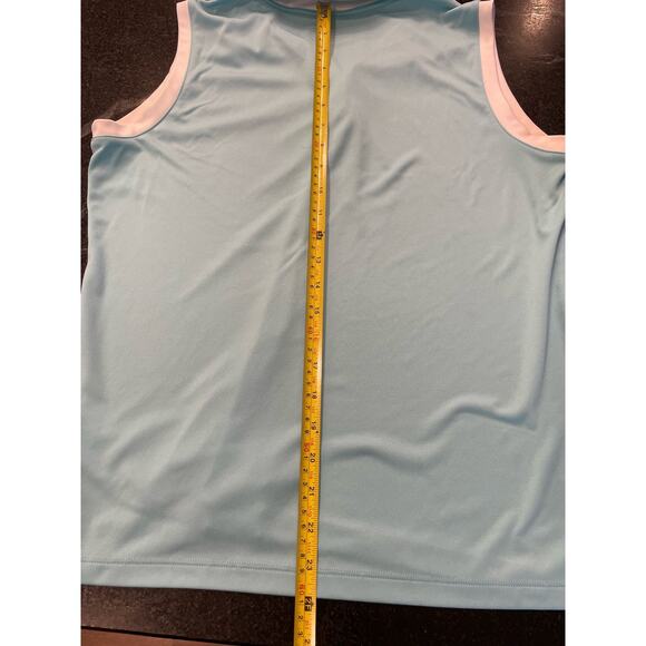 IZOD Golf ladies blue sleeveless tank. Large 100% polyester - Picture 9 of 9